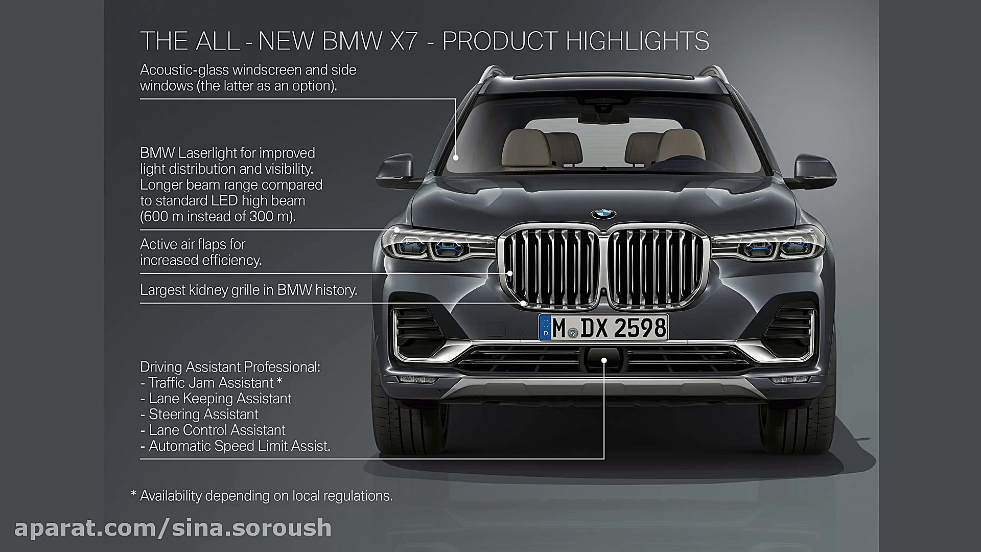 BMW X7 2019 بررسی علیرضا قربانی