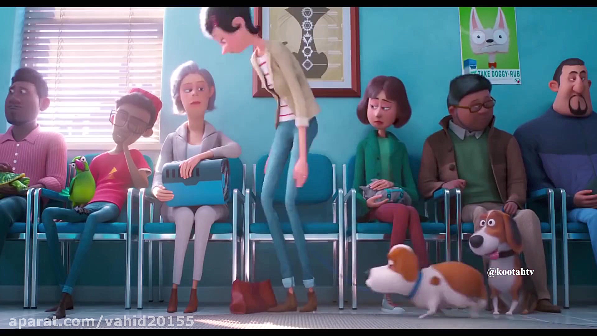تریلر انیمیشن زندگی سگ ها The Secret Life of Pets زمان102ثانیه
