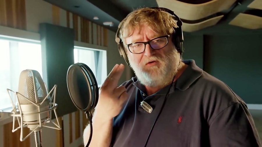 مردم از خنده 100 سال فکر نمی کردم صدای Dota 2 Announcer باشه Gabe Newell