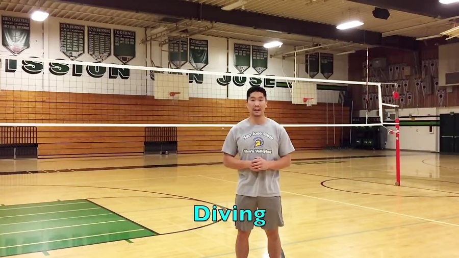 How to DIVE for a Volleyball Volleyball Defense Tutorial