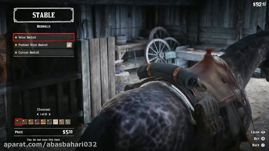 جزئیات بی نظیر فروشگاه اسب در Red Dead redemption 2