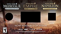 تریلر Total War سری Definitive Editions