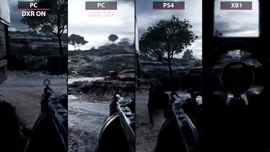 مقایسه بازی Battlefield V با کامپیوتر و Xbox One X و PS4 توسط Candyland