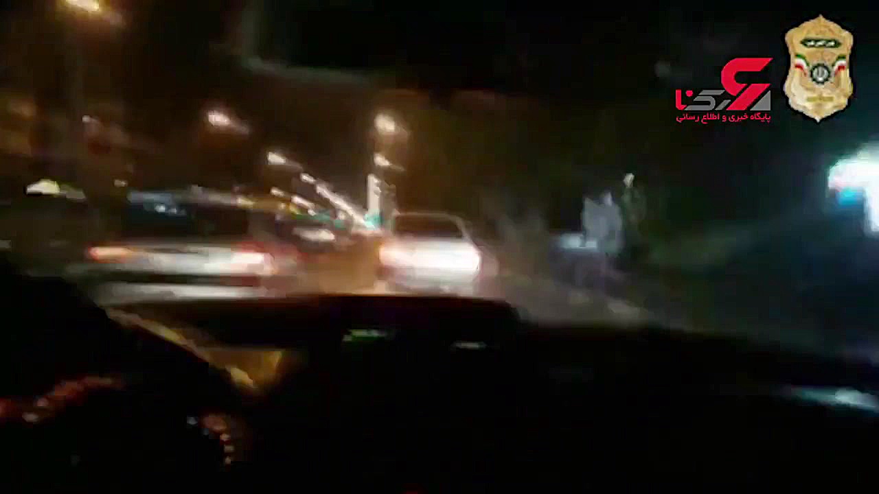 Police Car Chase Iran تعقیب و گریز از پلیس ایران زمان138ثانیه