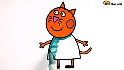 How to Draw Candy Cat Coloring...