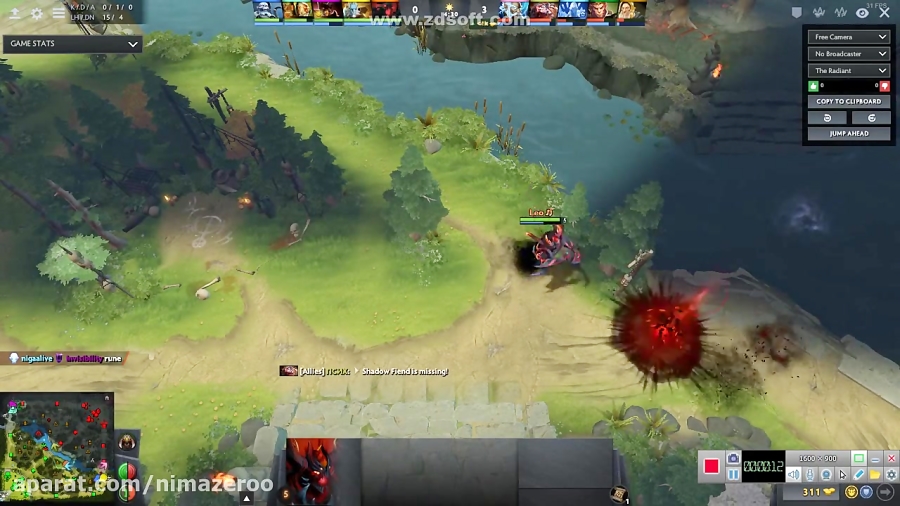 (Dota 2 Shadow Fiend  (match id : 337272638