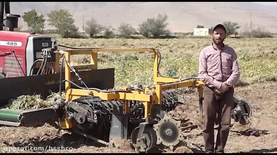 نظرات یک کشاورز در مورد دستگاه برداشت لوبیا