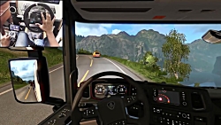 گیم پلی بازی  Euro Truck Simulator 2 Scania S730