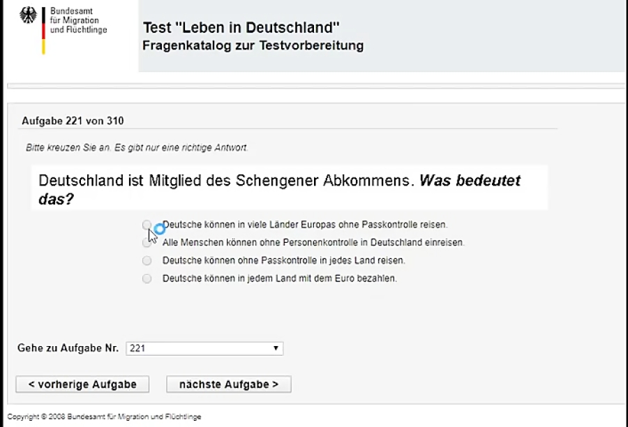 Test Leben In Deutschland Fragen Von 221 Bis 230سوالات امتحان زندگی در ...