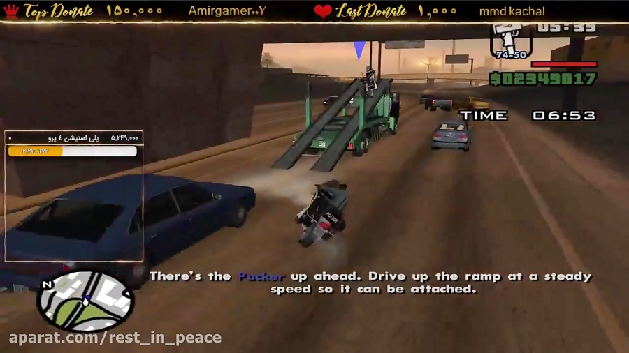پارت 9 استریم GTA San Andreas دوبله فارسی