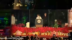 ترامپ از کاج کریسمس رونمایی کر...