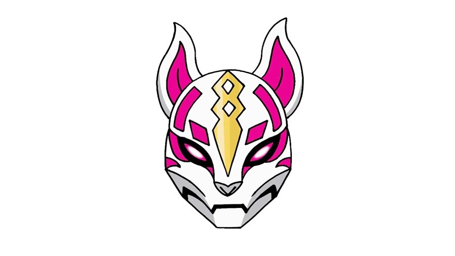 How To Draw Drift Mask Fortnite Awesome Step By Step Tutorial