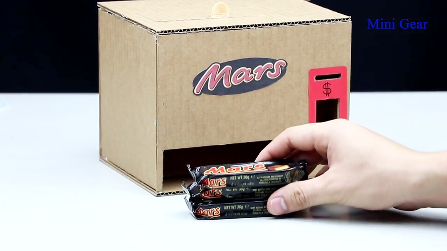 DIY MARS Chocolate Vending Machine with Coin
