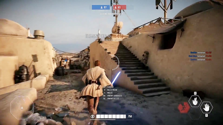 گیم پلی بازی Star Wars Battlefront II - Battle of Geonosis and Obi Wan Kenobi