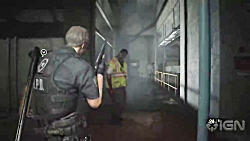 گیم پلی شخصیت Leon در بازی Resident Evil 2