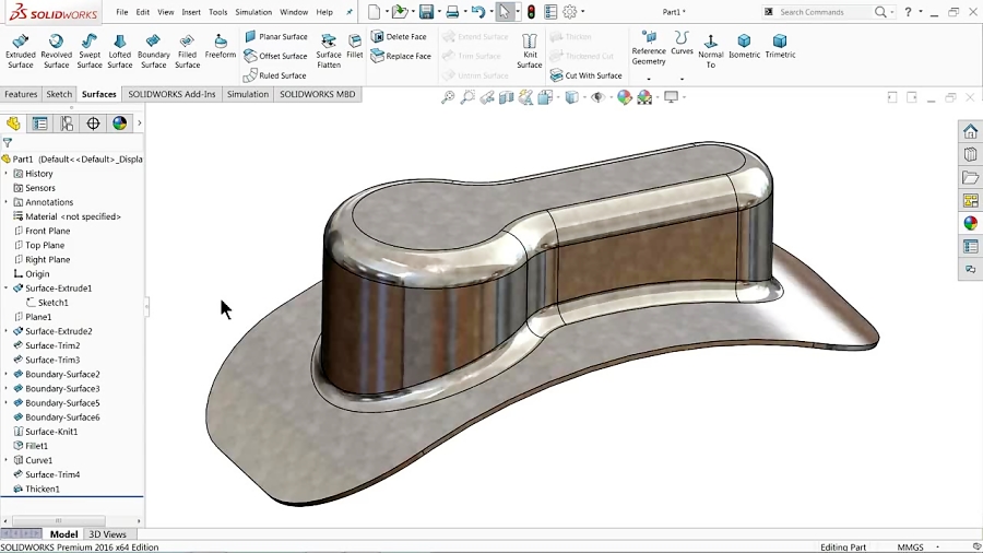 SolidWorks Surface Tutorial | Basics Of Solidworks Surface