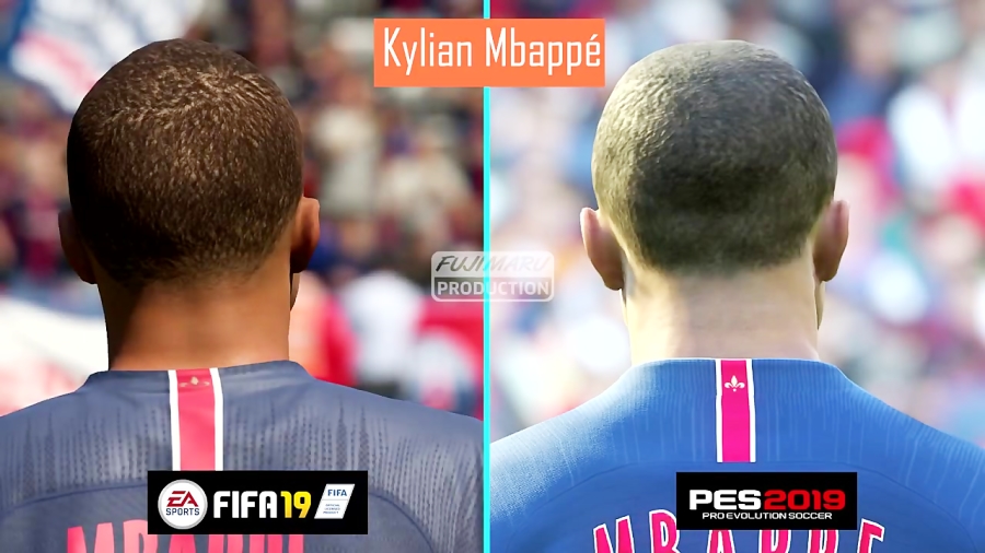 FIFA 19 Vs PES 2019 | Famous Young Players Faces