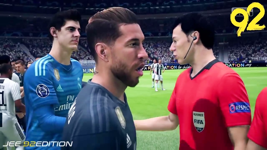 FIFA 19 Vs. PES 2019 | Referee Realism | Fouls