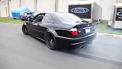 برن اوت دیوانه وار با BMW E46....