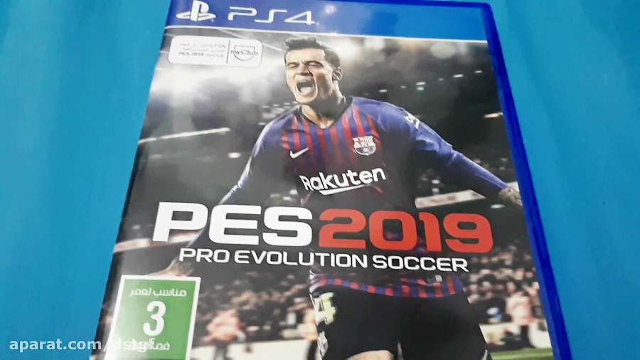 انباکسینگ بازی pes2019 خودم