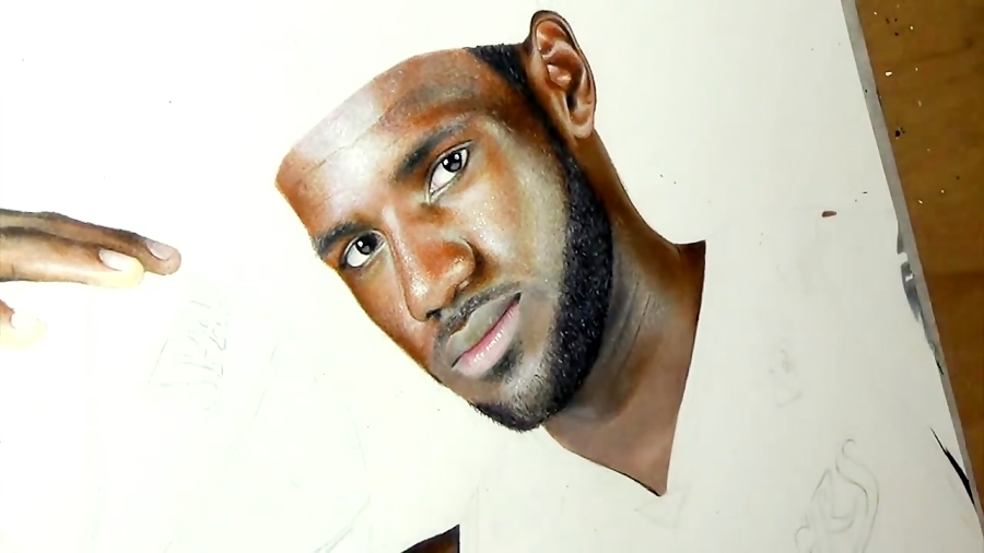 The perfect Lebron James draw #Perfect #LebronJames #NBA #Cavaliers