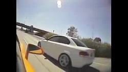 درگ BMW 135i با لامبورگینی گال...