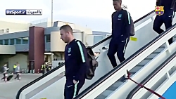 سفر بازیکنان بارسلونا به والنس...