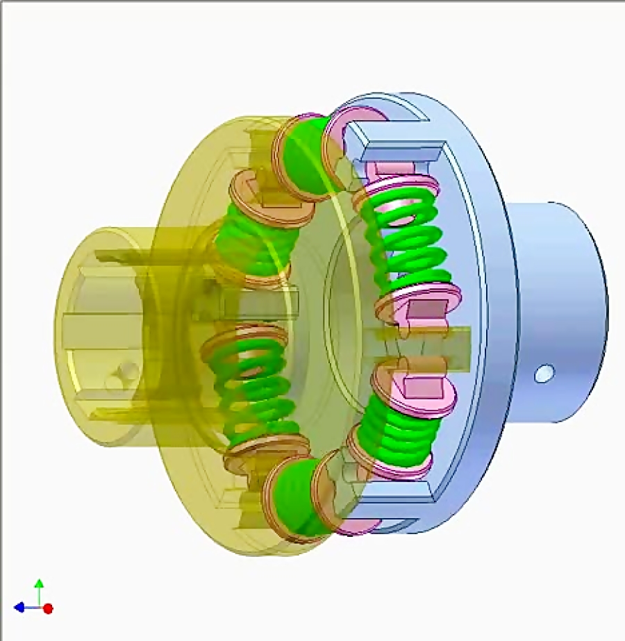 Coil spring coupling 1