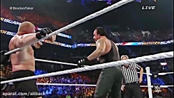 مبارزه دیدنی آندرتیکر براک لزن...