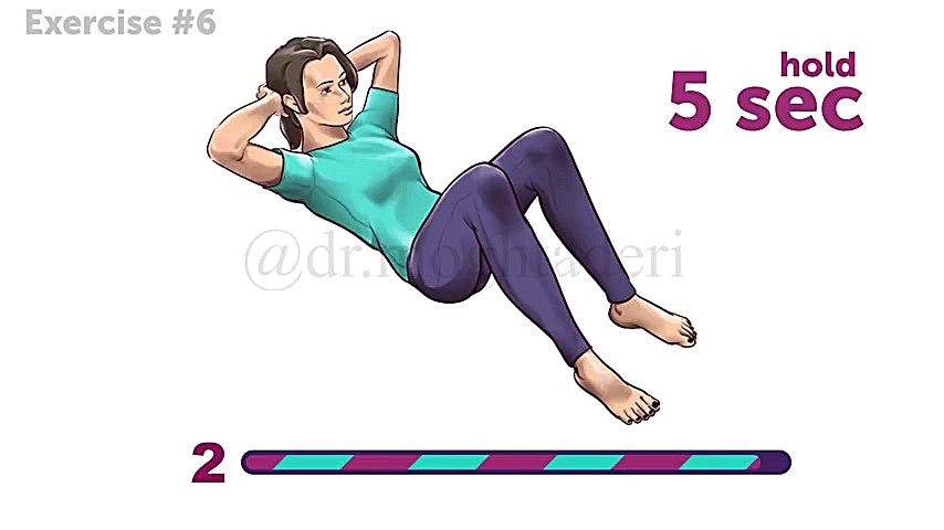 حرکت کششی برای کاهش کمر درد-تمرین شماره 6 دکتر علیرضا مقتدری | متخصص طب فیزیکی