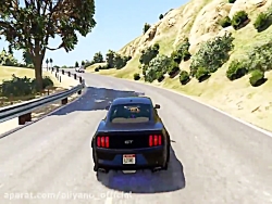 دریفت کشیدن Ford Mustang در GTA V