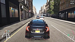 گیم پلی بازی  Forza Horizon 4 - Honda Civic Type R 2018