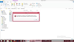 the setup files are corrupted