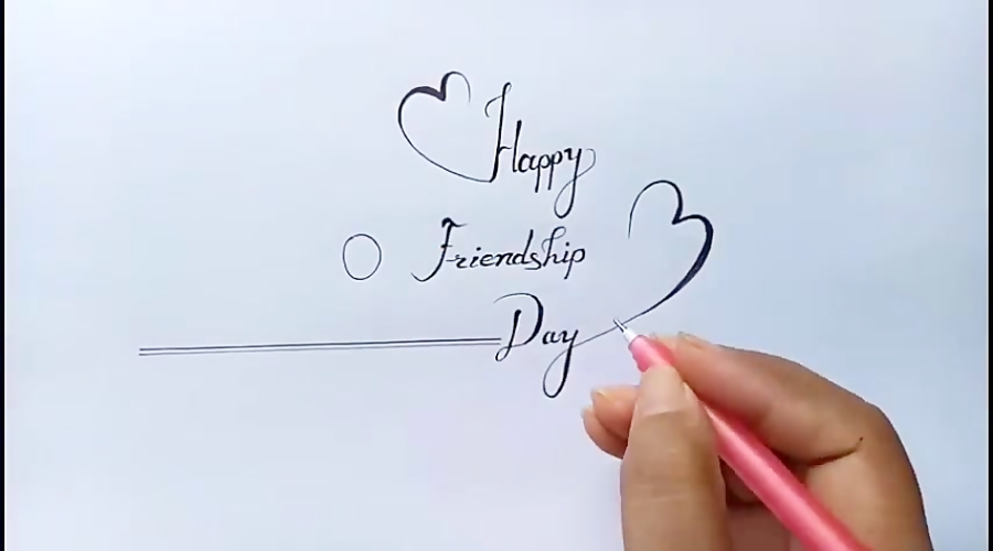 easy friendship drawings