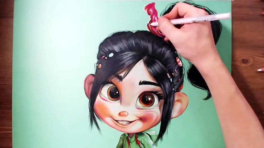 How To Draw Vanellope, Wreck It Ralph, Step by Step, Drawing Guide, by Dawn  - DragoArt