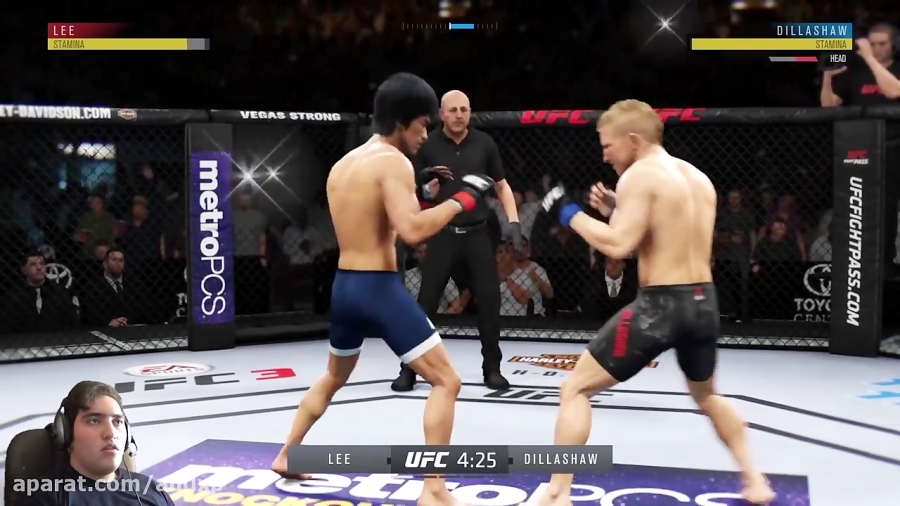 بروس لی در بازی UFC 3 | UFC 3 Bruce Lee