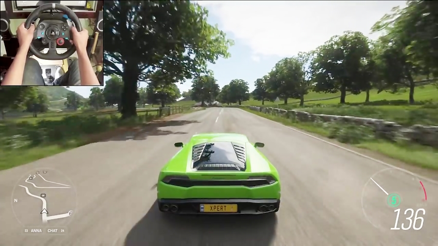 Lamborghini Huracan - Forza Horizon 4 | Logitech g29 gameplay