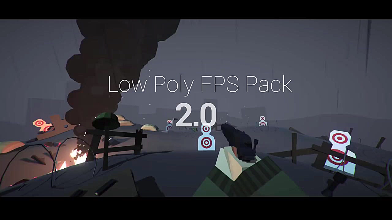 Unity 5 | Low Poly FPS Pack 2.0 معرفی پکیج زمان160ثانیه