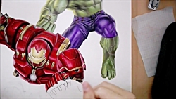 Hulk Vs Hulkbuster Speed Drawing Stylefile Markers — The Art Gear