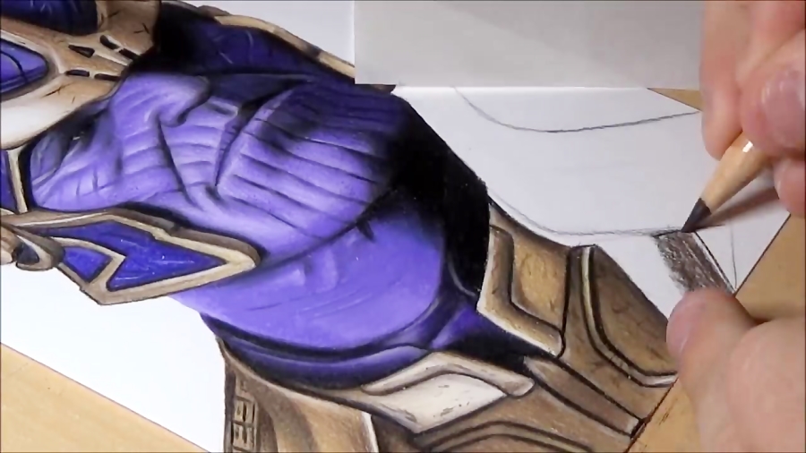 Drawing Thanos from 