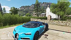 گیم پلی Bugatti Chiron در بازی Forza Horizon 4
