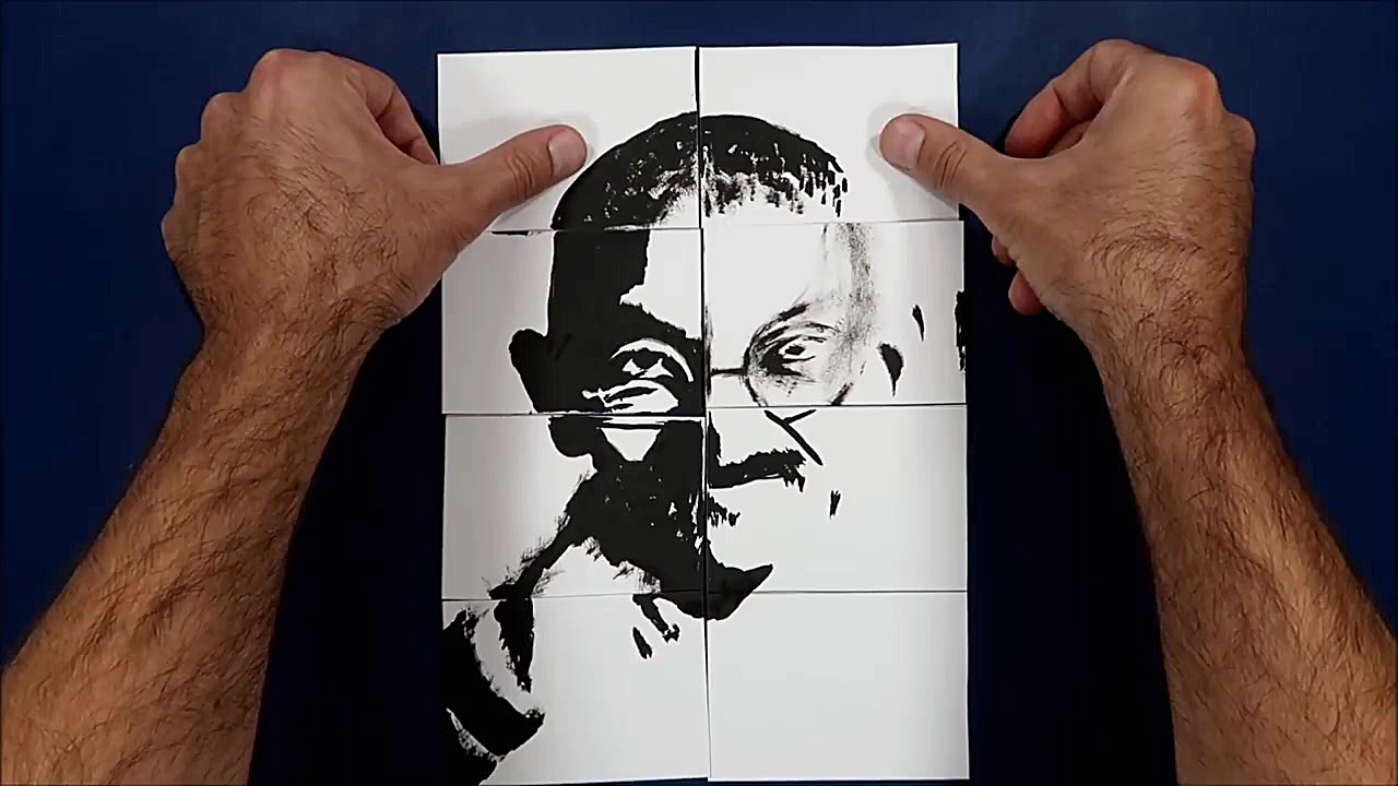 Where is Mahatma Gandhi? Magic Trick Art استریمر نق‌نقو