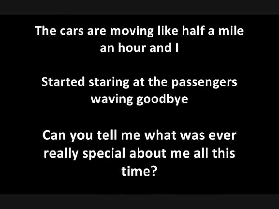 Matchbox 20 How far we've come (lyrics)