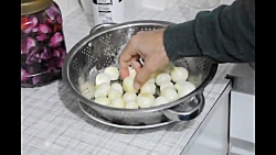 آموزش انداختن ترشی پیاز