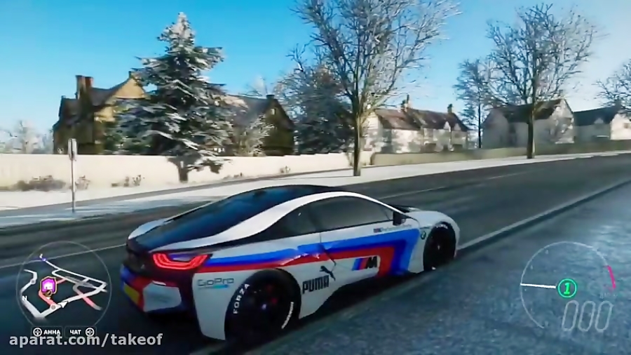 گیم پلی BMW i8 در بازی Forza Horizon 4