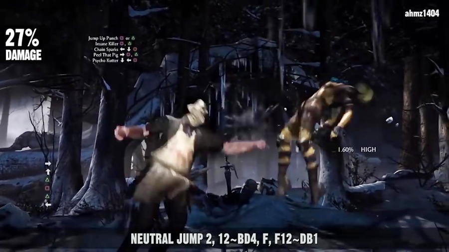 Mortal Kombat X: LEATHERFACE ( Killer ) Combo Guide