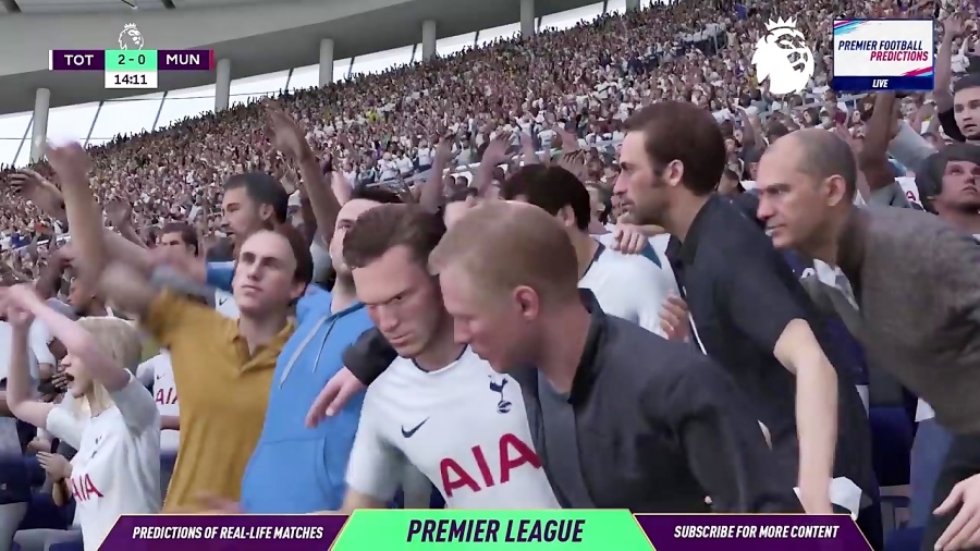 Tottenham vs Manchester United (PS4) | FIFA 19 Premier League Gameplay