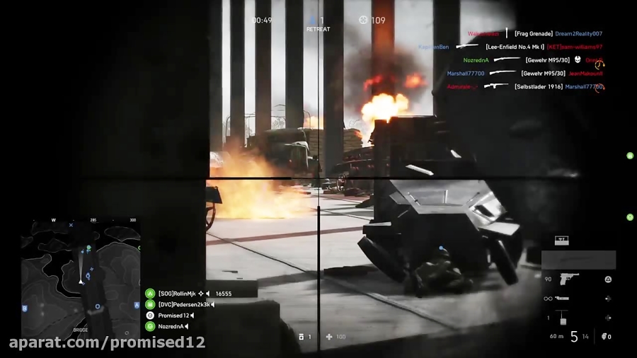 گیم پلی Battlefield V یک دقیقه با Karabiner98Kruz