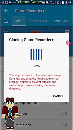 اموزش دوتا کردن یک برنامه با app cloner     (ایلیا طالبی)