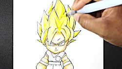 Desenho animado de Chibi Goku Dragon Ball Z - Angola